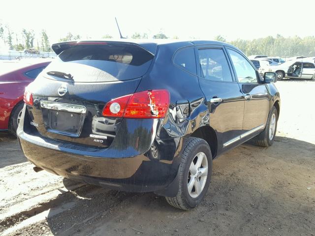 JN8AS5MV6CW409482 - 2012 NISSAN ROGUE S BLACK photo 4