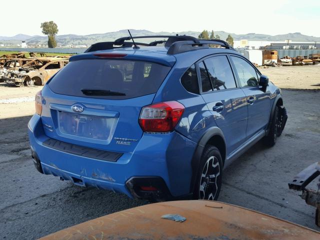 JF2GPABC9G8287150 - 2016 SUBARU CROSSTREK BLUE photo 4