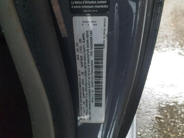 3VWCK31C75M412662 - 2005 VOLKSWAGEN NEW BEETLE 灰色 照片 10