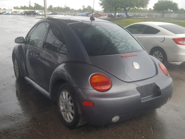3VWCK31C75M412662 - 2005 VOLKSWAGEN NEW BEETLE 灰色 照片 3