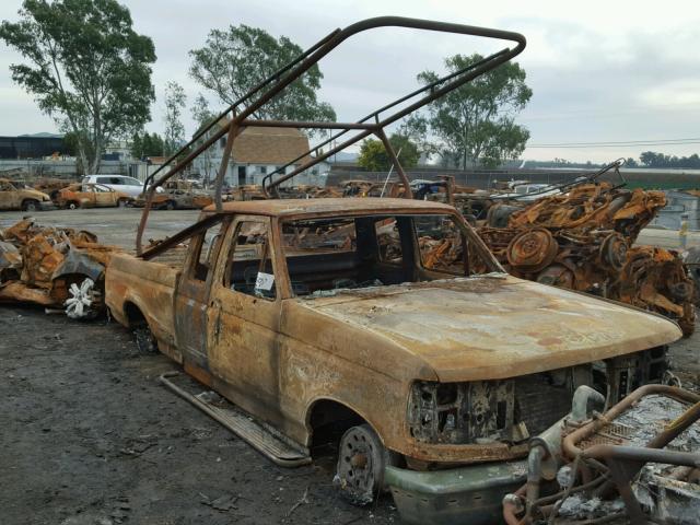 1FTEX15Y5PKB30070 - 1993 FORD F150 BURN photo 1