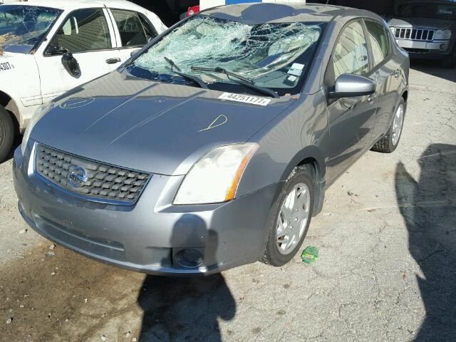 3N1AB61E57L633086 - 2007 NISSAN SENTRA GRAY photo 2