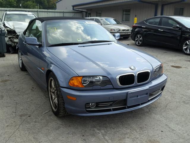 WBABS53431JU85760 - 2001 BMW 330 CI BLUE photo 1