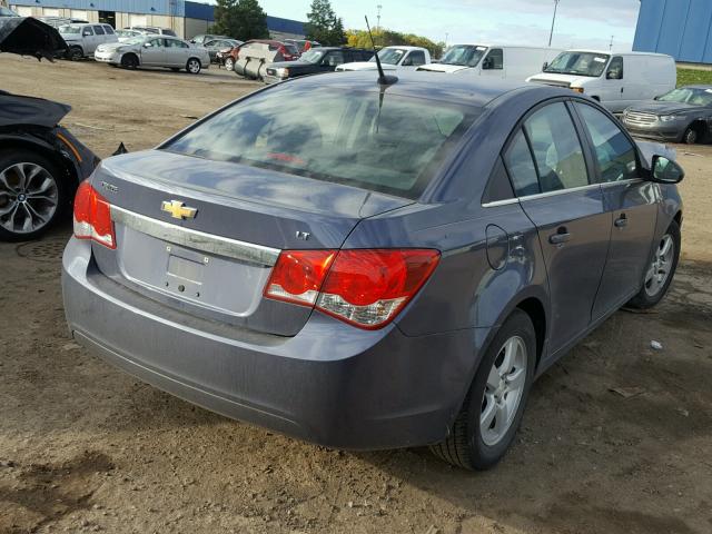 1G1PC5SB5E7414688 - 2014 CHEVROLET CRUZE LT BLUE photo 4