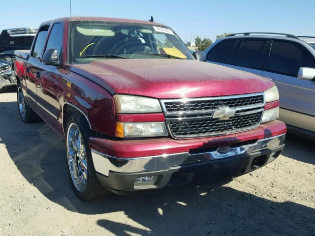 2GCEC13Z561302202 - 2006 CHEVROLET SILVERADO BURGUNDY photo 1