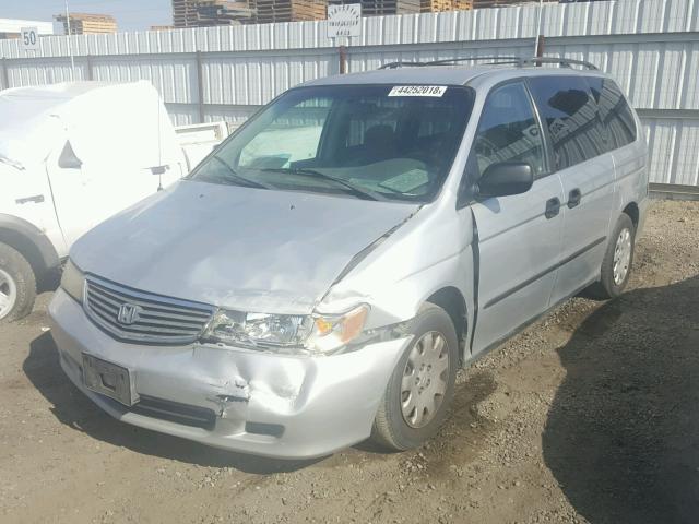 2HKRL18541H528357 - 2001 HONDA ODYSSEY LX SILVER photo 2