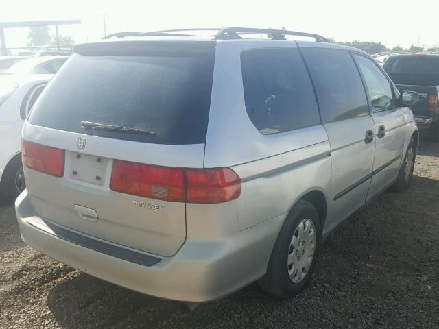 2HKRL18541H528357 - 2001 HONDA ODYSSEY LX SILVER photo 4