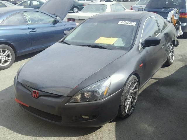 1HGCM82753A032856 - 2003 HONDA ACCORD EX BLACK photo 2