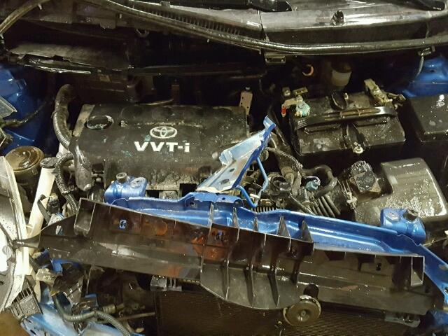 JTDJT923075113242 - 2007 TOYOTA YARIS BLUE photo 7