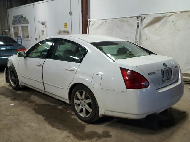 1N4BA41E14C892695 - 2004 NISSAN MAXIMA WHITE photo 3