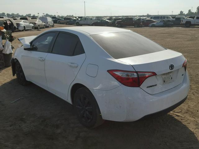 5YFBURHE5FP246462 - 2015 TOYOTA COROLLA L WHITE photo 3