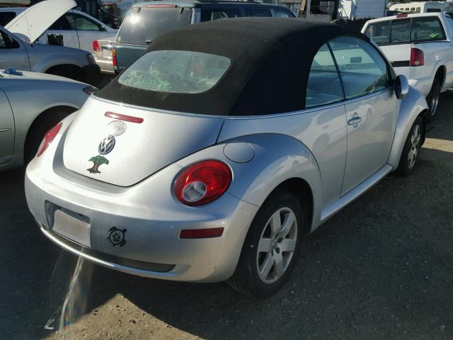 3VWRG31Y07M420029 - 2007 VOLKSWAGEN NEW BEETLE SILVER photo 4