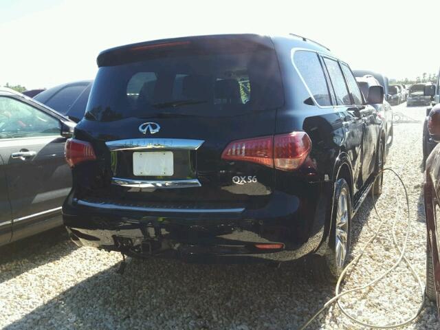 JN8AZ2NE8C9023363 - 2012 INFINITI QX56 BLACK photo 4