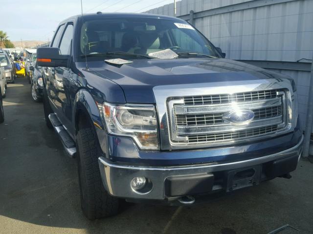 1FTFW1EF7EKG05804 - 2014 FORD F150 SUPER BLUE photo 1