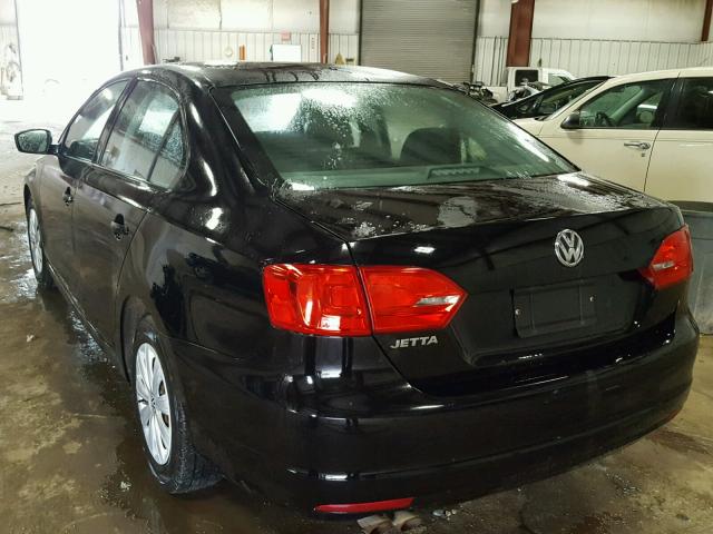 3VW2K7AJXDM266046 - 2013 VOLKSWAGEN JETTA BASE Սև լուսանկար 3
