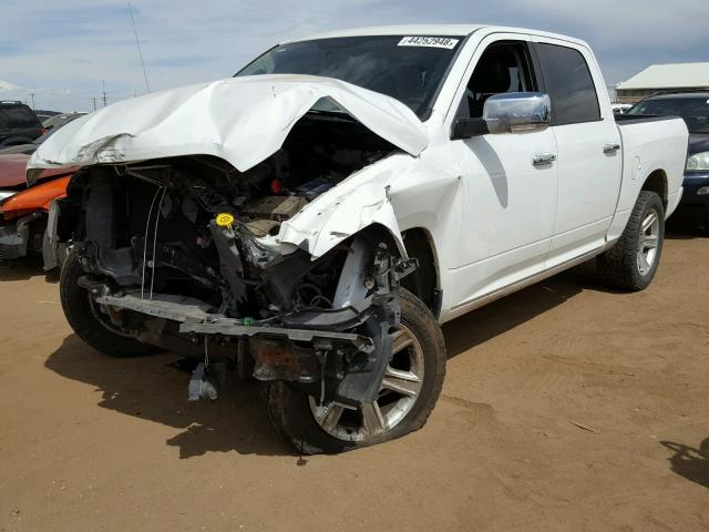 1C6RD7PT0CS329866 - 2012 DODGE RAM 1500 L WHITE photo 2