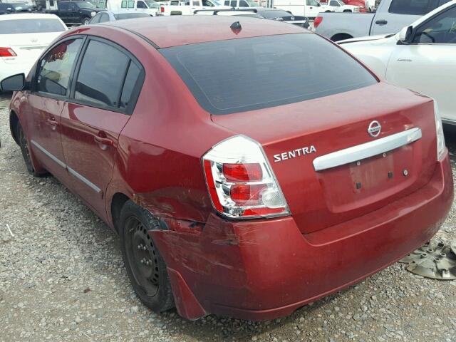 3N1AB6AP3AL719912 - 2010 NISSAN SENTRA 2.0 RED photo 3