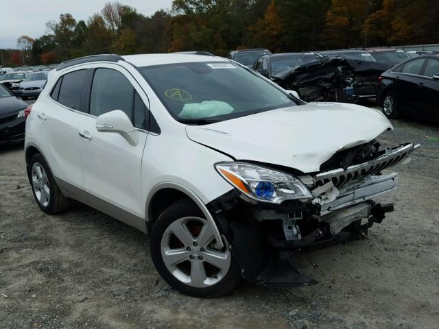 KL4CJASB6FB176637 - 2015 BUICK ENCORE WHITE photo 1