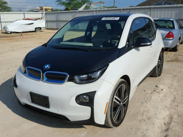 WBY1Z4C54GV506970 - 2016 BMW I3 REX WHITE photo 2