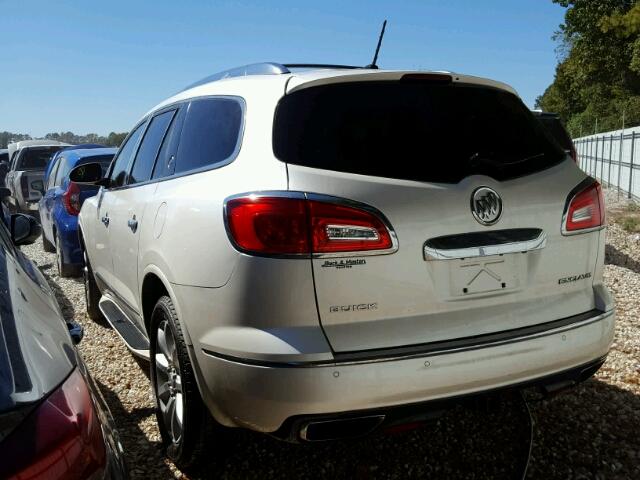 5GAKRCKD6EJ175940 - 2014 BUICK ENCLAVE WHITE photo 3