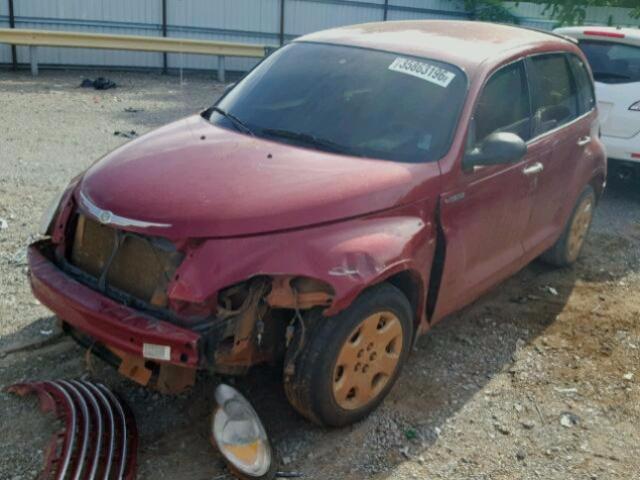 3A4FY48BX6T220249 - 2006 CHRYSLER PT CRUISER RED photo 2