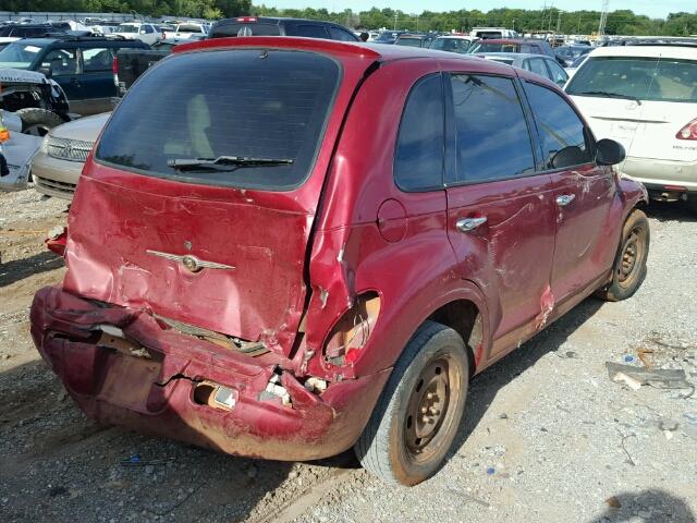 3A4FY48BX6T220249 - 2006 CHRYSLER PT CRUISER RED photo 4