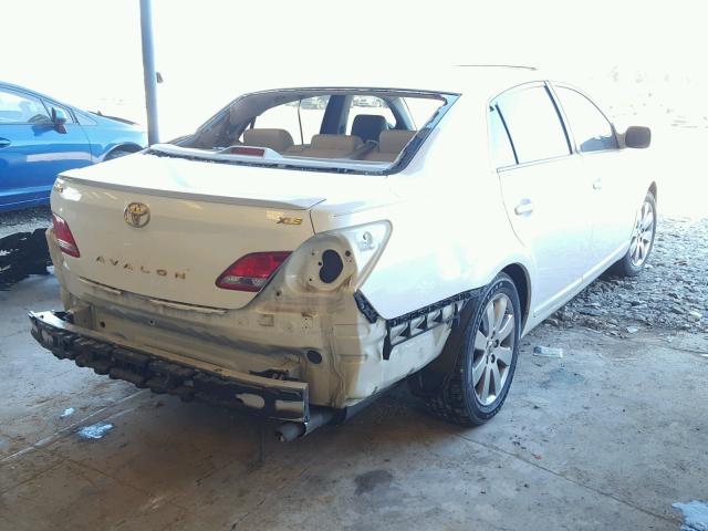 4T1BK36B17U173117 - 2007 TOYOTA AVALON XL WHITE photo 4