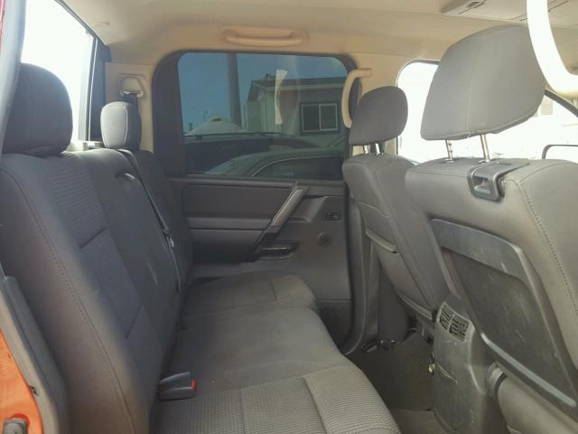 1N6AA07D28N306686 - 2008 NISSAN TITAN RED photo 6