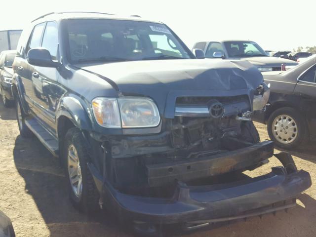 5TDBT44A75S243268 - 2005 TOYOTA SEQUOIA SR BLUE photo 1