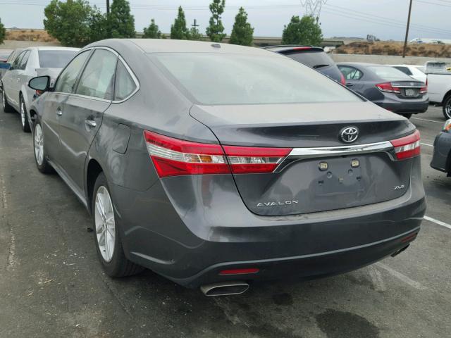 4T1BK1EB2FU174104 - 2015 TOYOTA AVALON XLE GRAY photo 3