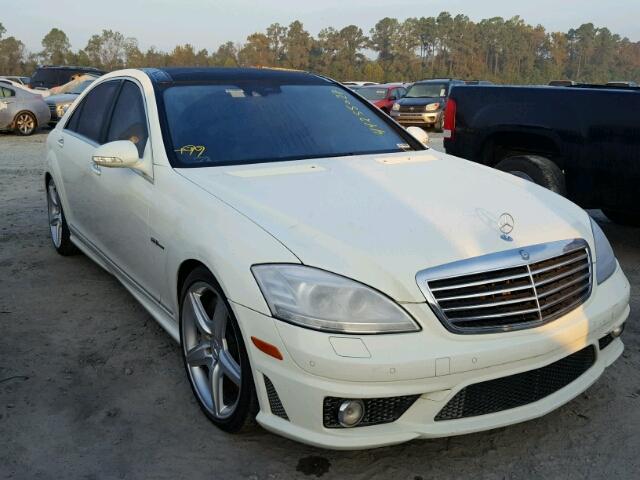 WDDNG77X29A269739 - 2009 MERCEDES-BENZ S 63 AMG WHITE photo 1