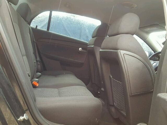 1G1ZH57B98F164515 - 2008 CHEVROLET MALIBU 1LT გრაფიტი ფოტო 6