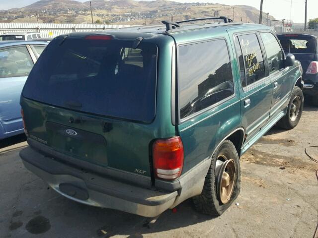 1FMZU73E2YZB37035 - 2000 FORD EXPLORER GREEN photo 4