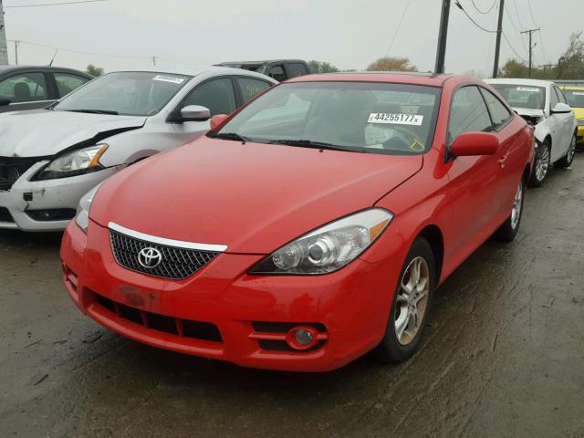 4T1CE30P68U762102 - 2008 TOYOTA CAMRY SOLA RED photo 2