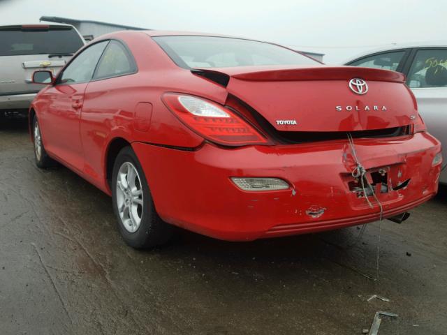 4T1CE30P68U762102 - 2008 TOYOTA CAMRY SOLA RED photo 3