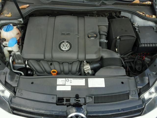 WVWDB7AJ9CW009759 - 2012 VOLKSWAGEN GOLF SILVER photo 7