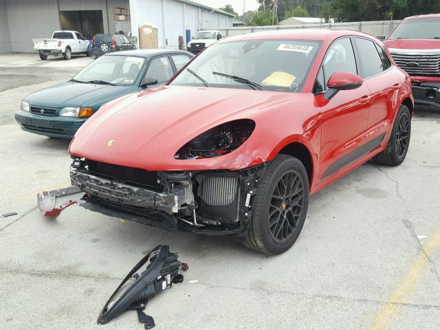 WP1AG2A59HLB54608 - 2017 PORSCHE MACAN GTS RED photo 2