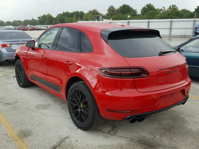 WP1AG2A59HLB54608 - 2017 PORSCHE MACAN GTS RED photo 3