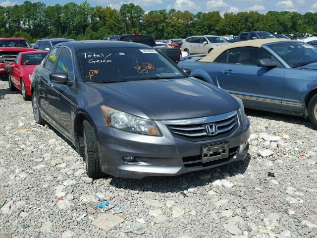 5KBCP3F81BB002871 - 2011 HONDA ACCORD EXL GRAY photo 1