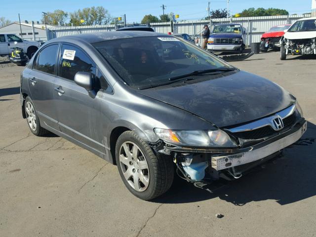 2HGFA1F62AH557547 - 2010 HONDA CIVIC GRAY photo 1