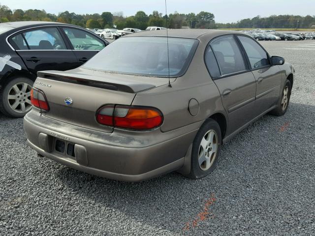 1G1NE52J42M602110 - 2002 CHEVROLET MALIBU LS 棕色 照片 4