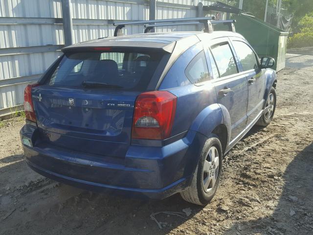 1B3HB28C29D125628 - 2009 DODGE CALIBER SE BLUE photo 4