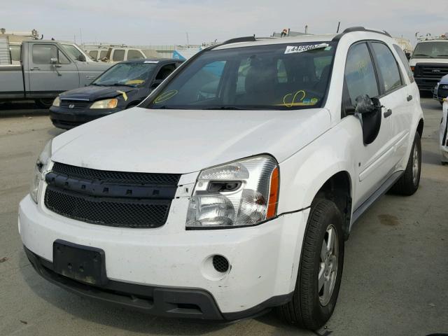 2CNDL13F286311233 - 2008 CHEVROLET EQUINOX WHITE photo 2