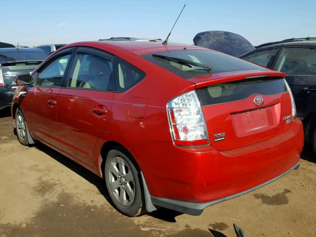 JTDKB20U063159920 - 2006 TOYOTA PRIUS RED photo 3