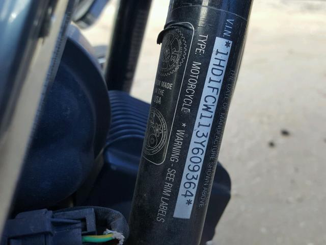 1HD1FCW113Y609364 - 2003 HARLEY-DAVIDSON FLHTCUI BLUE photo 10