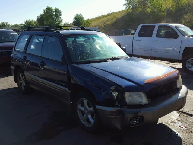 JF1SF65582H749542 - 2002 SUBARU FORESTER S 蓝色 照片 1