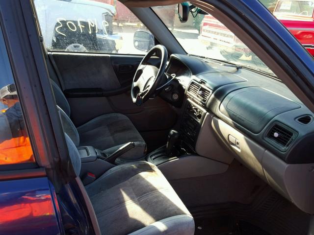 JF1SF65582H749542 - 2002 SUBARU FORESTER S 蓝色 照片 5