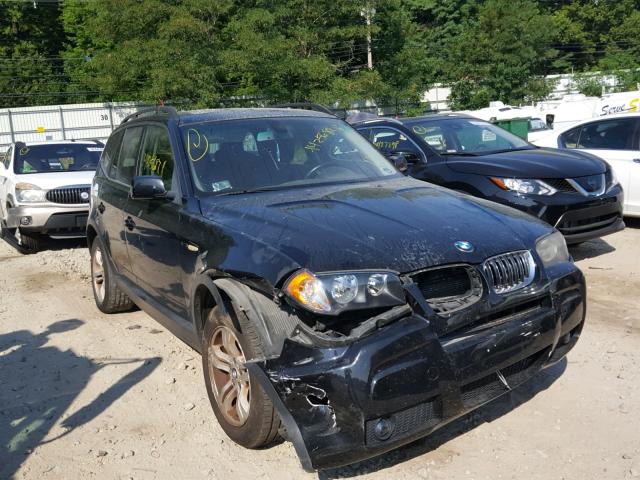 WBXPA93456WD29383 - 2006 BMW X3 3.0I BLACK photo 1