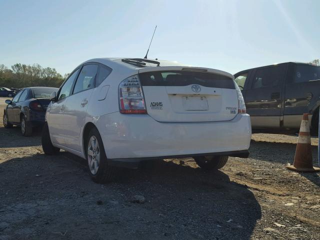 JTDKB20U597881896 - 2009 TOYOTA PRIUS WHITE photo 3