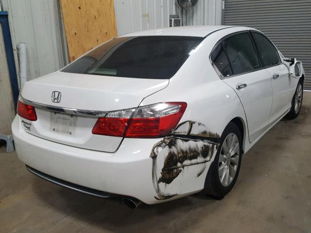 1HGCR2F80EA283787 - 2014 HONDA ACCORD EXL WHITE photo 4